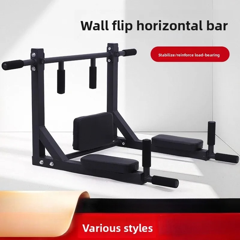 Pull Up Bar - Wandmontierte, umkehrbare Klimmzugstange mit Schnellverschluss, Multi-Grip,