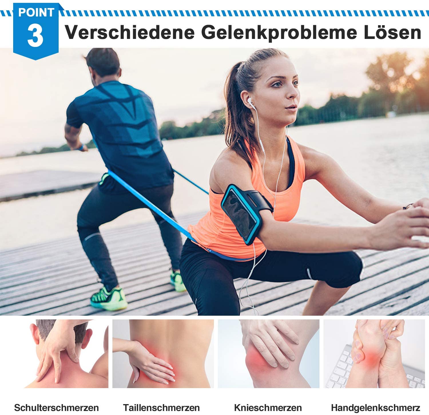 Elastische Fitnessbänder, 3 St – Crossfit Belt Bewertung und Preis