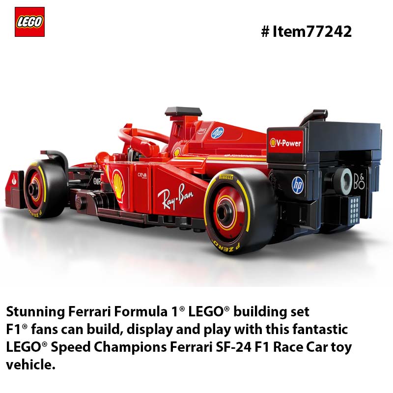 LEGO 77242 Speed Champions Fer – Victor Racket Jetspeed Bewertung und Preis