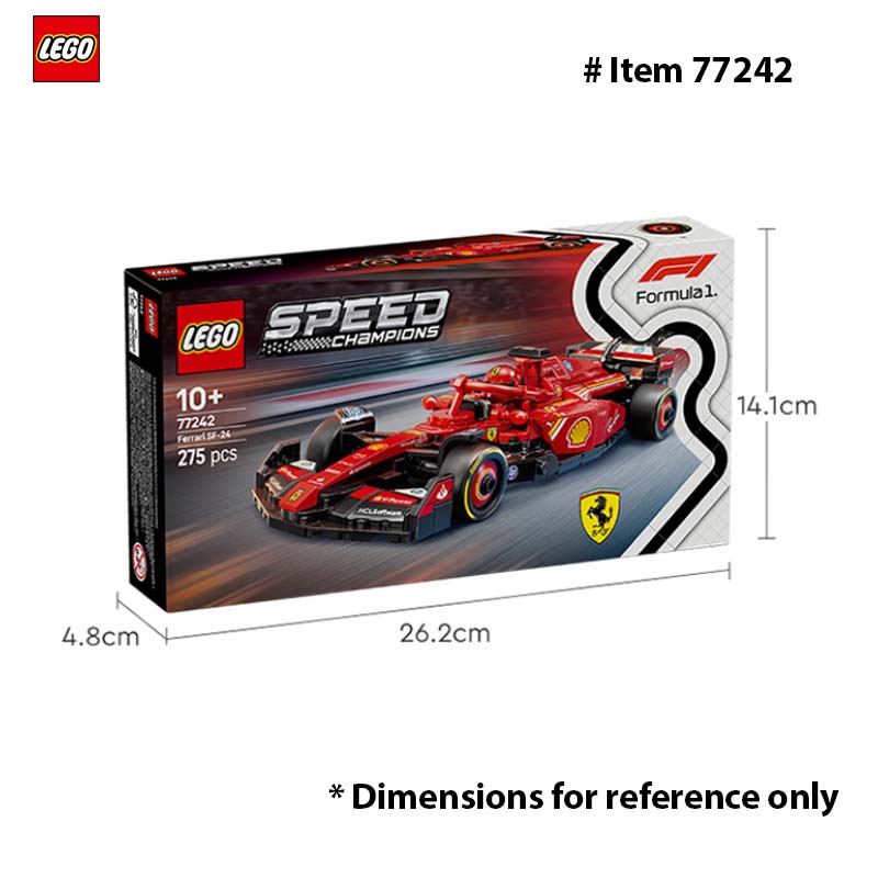 LEGO 77242 Speed Champions Fer – Victor Racket Jetspeed Bewertung und Preis